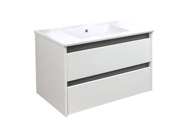 BADEDU Badmöbel-Set BYK Set mit Waschbeckenunterschrank und Waschtisch von BADEDU
