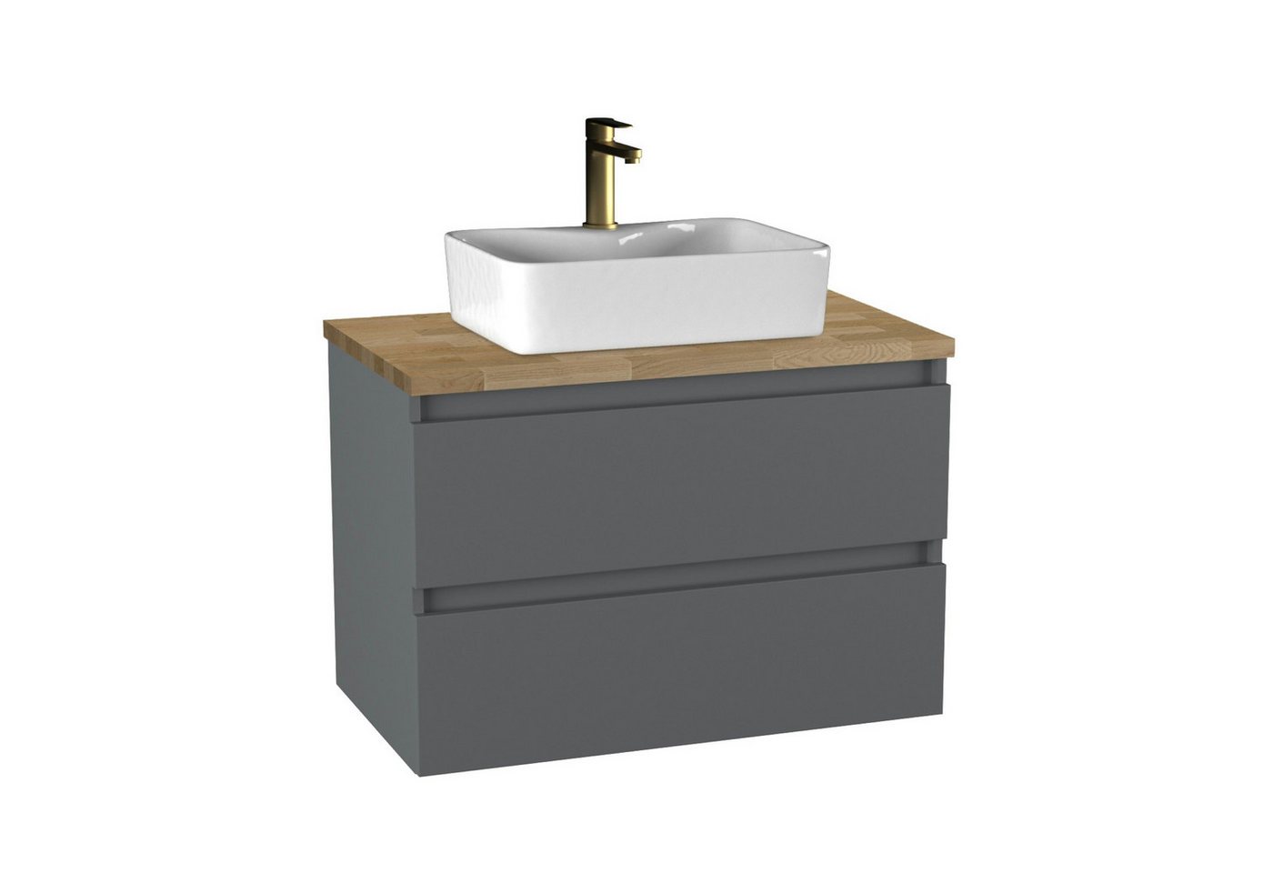 BADEDU Badmöbel-Set Badezimmermöbel-Set, Waschtisch-Kombination, Modernes Badmöbel-Set BADEDU Badmöbel-Set Badezimmermöbel-Set, Waschtisch-Kombination, Modernes Badmöbel-Set von BADEDU