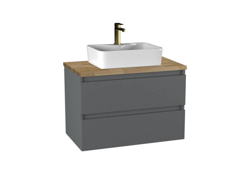 BADEDU Badmöbel-Set Badezimmermöbel-Set, Waschtisch-Kombination, Modernes Badmöbel-Set von BADEDU