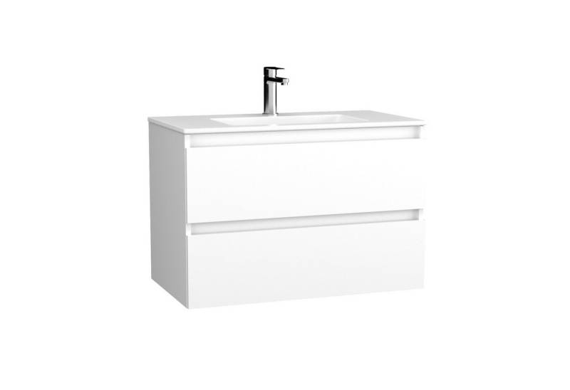 BADEDU Badmöbel-Set Badmöbel-Set, Badezimmerkombination, Waschtisch mit Unterschrank von BADEDU