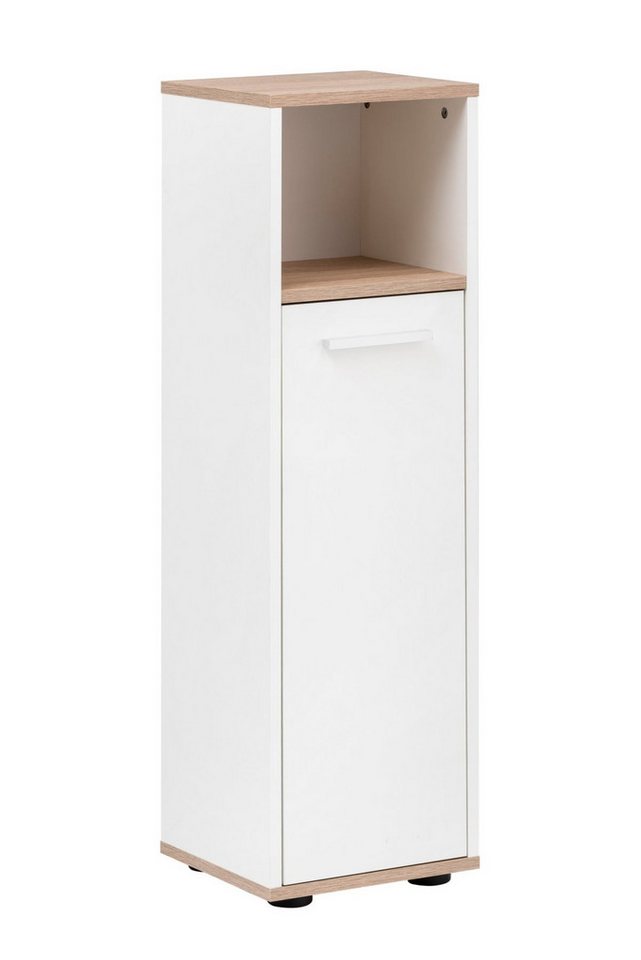 BADEDU Midischrank ARC Midischrank mit verchromtem Griff von BADEDU