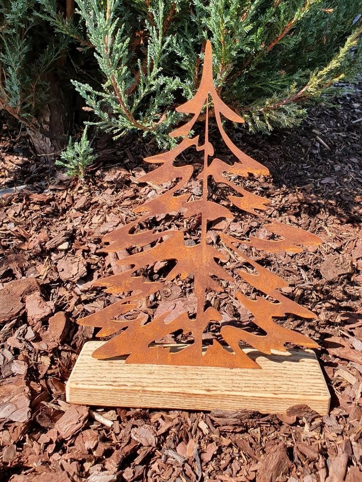 BADEKO Weihnachtsfigur Baum Anton auf Holzsockel - Gr. 2: 37 x 27 cm von BADEKO
