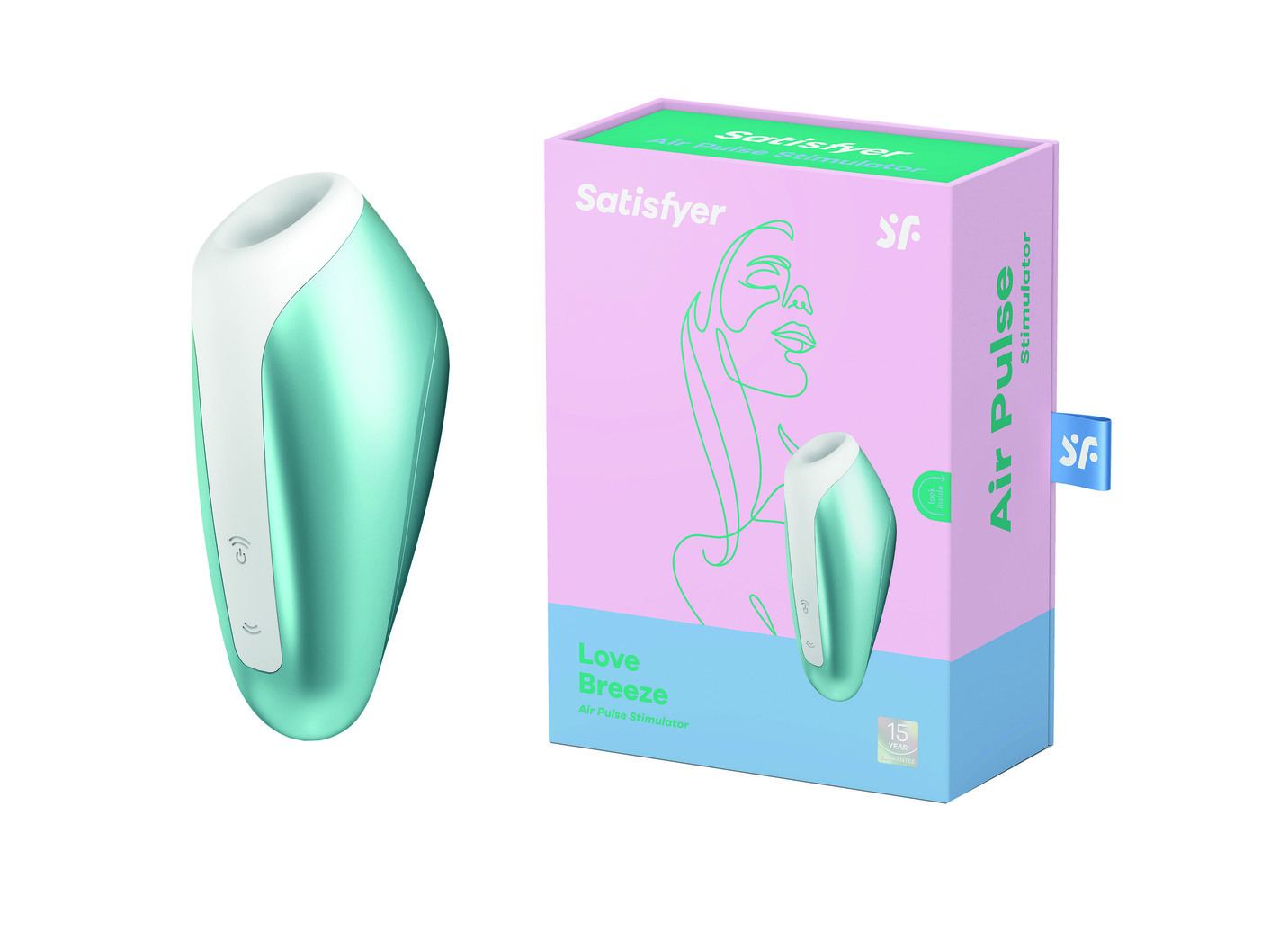 Akku-Massagegerät Satisfyer, Eisblau von BADER