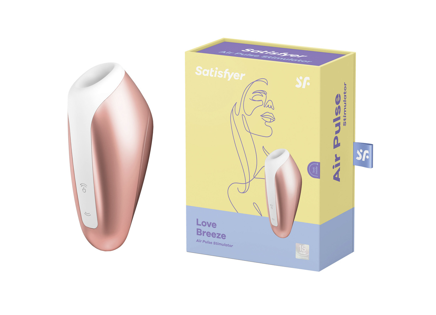 Akku-Massagegerät Satisfyer, Kupfer von BADER