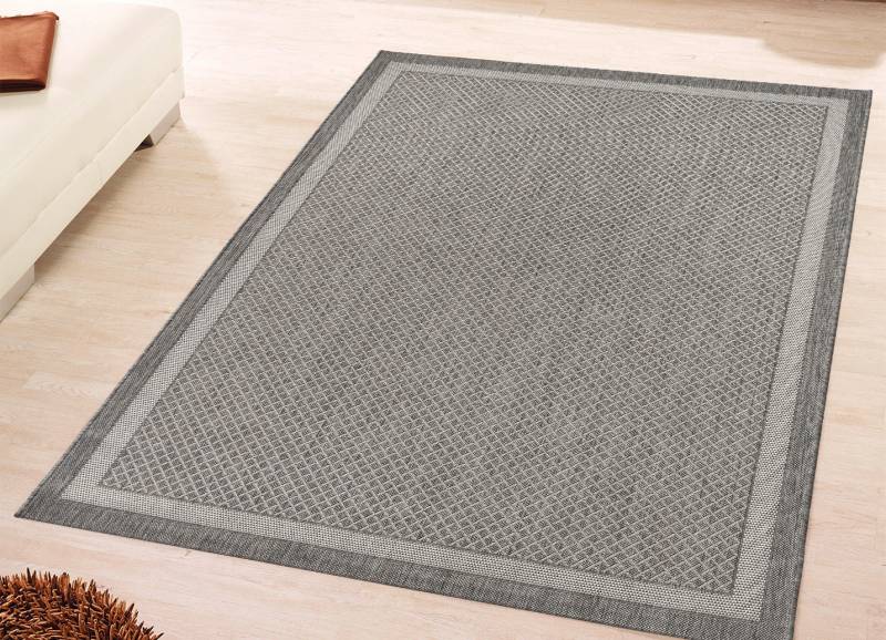 Angenehm flache Brücken und Teppiche in Sisaloptik, Größe 282 (Teppich 200x290 cm), Hellgrau von BADER