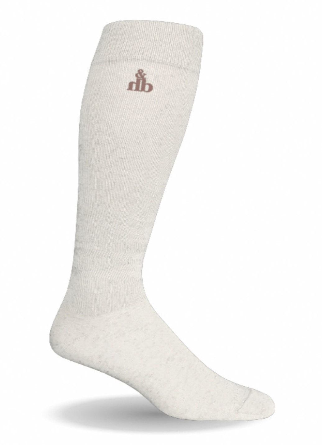 Atmungsaktive Wohlfühl-Socken oder Kniestrümpfe für Damen und Herren, Kniestrümpfe, Größe 004 (45–47), Natur von BADER