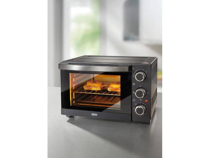 Backofen mit Ober- und/oder Unterhitze, Schwarz von BADER
