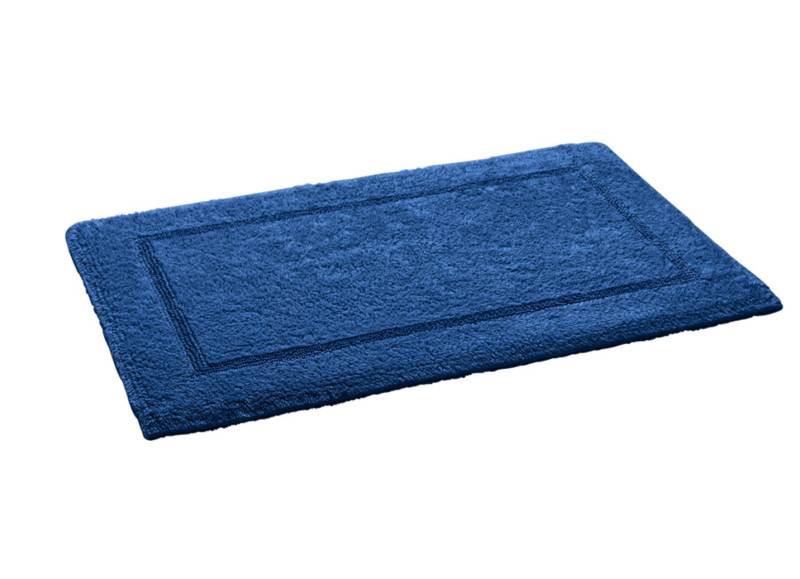 Bad-Wendegarnitur aus 100% Baumwolle, Größe 106 (Hänge WC Vorleger, 50x 50 cm), Dunkelblau von Webana