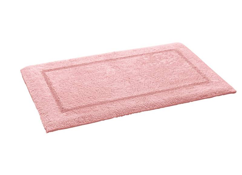 Bad-Wendegarnitur aus 100% Baumwolle, Größe 106 (Hänge WC Vorleger, 50x 50 cm), Rosa von Webana