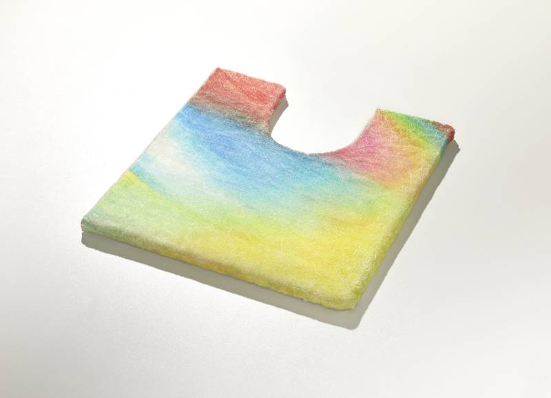 Badgarnitur, Größe 108 (Stand-WC-Vorleger, 50/ 50 cm), Bunt von BADER