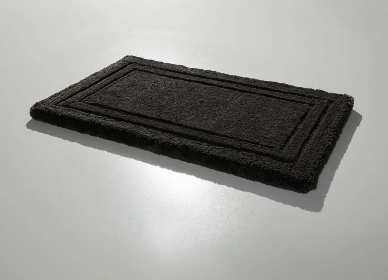 Badgarnitur mit rutschhemmender Rückseite, Größe 102 (Teppich, 60/100 cm), Anthrazit von BADER