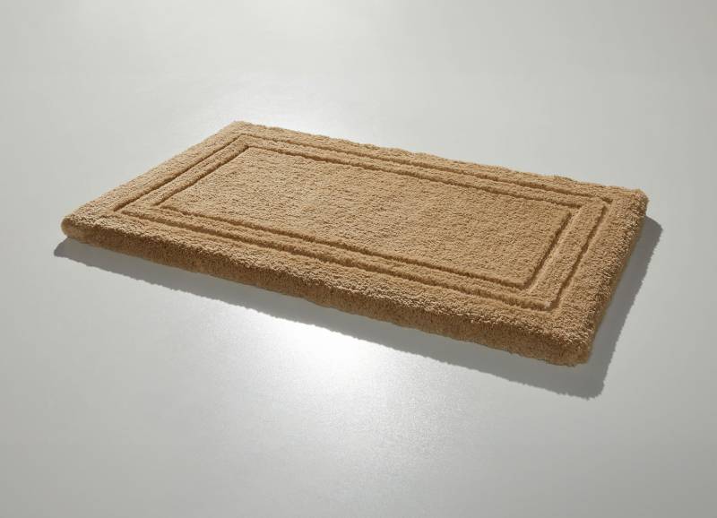 Badgarnitur mit rutschhemmender Rückseite, Größe 103 (Teppich, 70/120 cm), Cappuccino von BADER