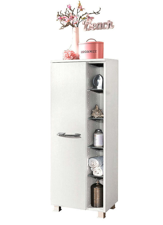 Badmöbel-Programm, auch hängend montierbar, Midischrank, breit, Weiss Badmöbel-Programm, auch hängend montierbar, Midischrank, breit, Weiss von BADER