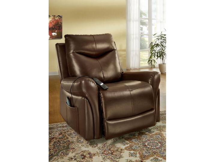 Bequemer Relaxsessel mit XXL-Sitzkomfort, Relax-Sessel, Cognac von BADER