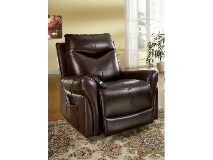 Bequemer Relaxsessel mit XXL-Sitzkomfort, Relaxsessel mit Aufstehhilfe und Massagefunktion, Braun Bequemer Relaxsessel mit XXL-Sitzkomfort, Relaxsessel mit Aufstehhilfe und Massagefunktion, Braun von BADER
