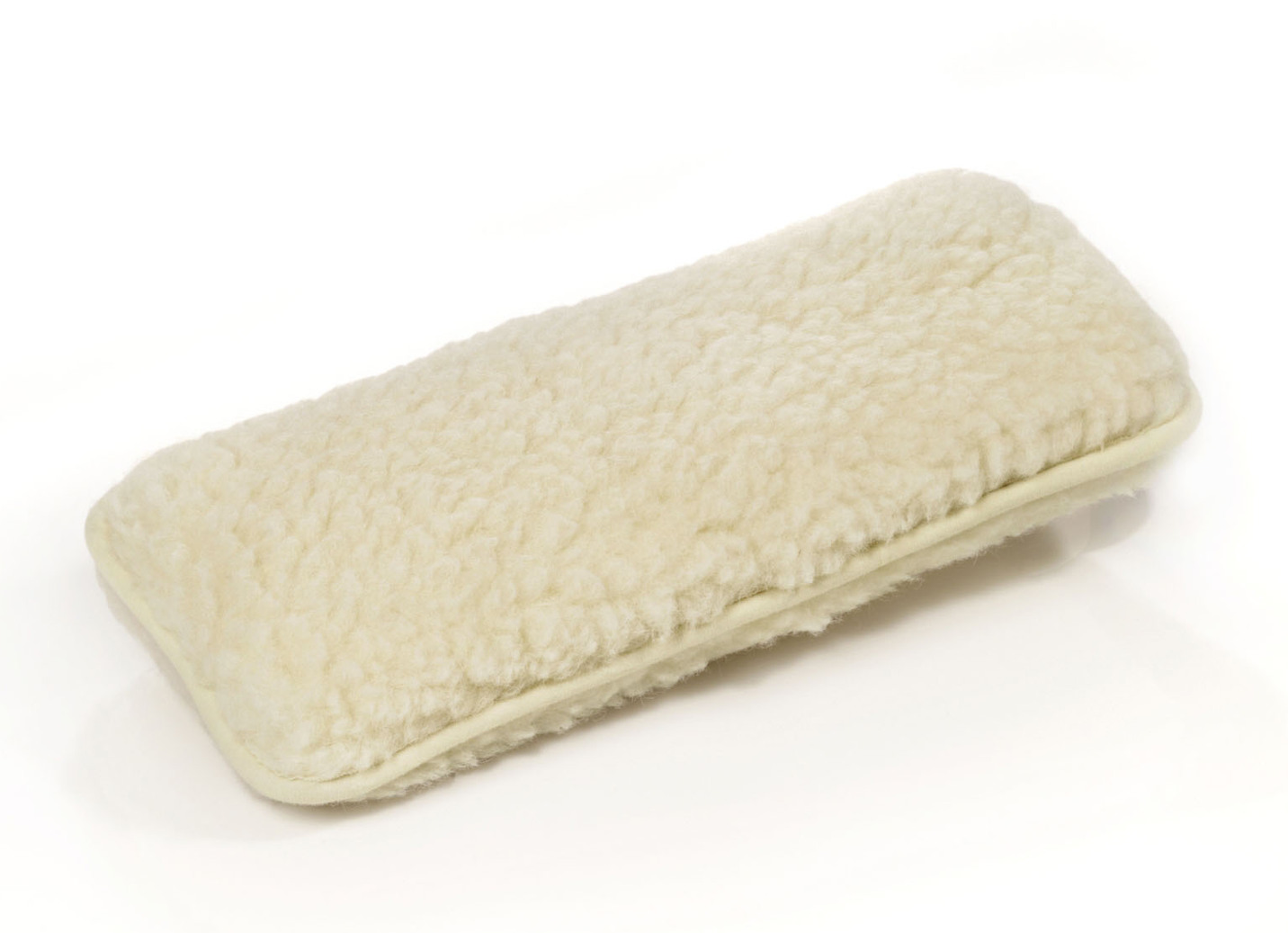 Bettwarenprogramm aus reiner Schafschurwolle, Größe 129 (Minikissen, ca. 38/ 18 cm), Natur von BADER