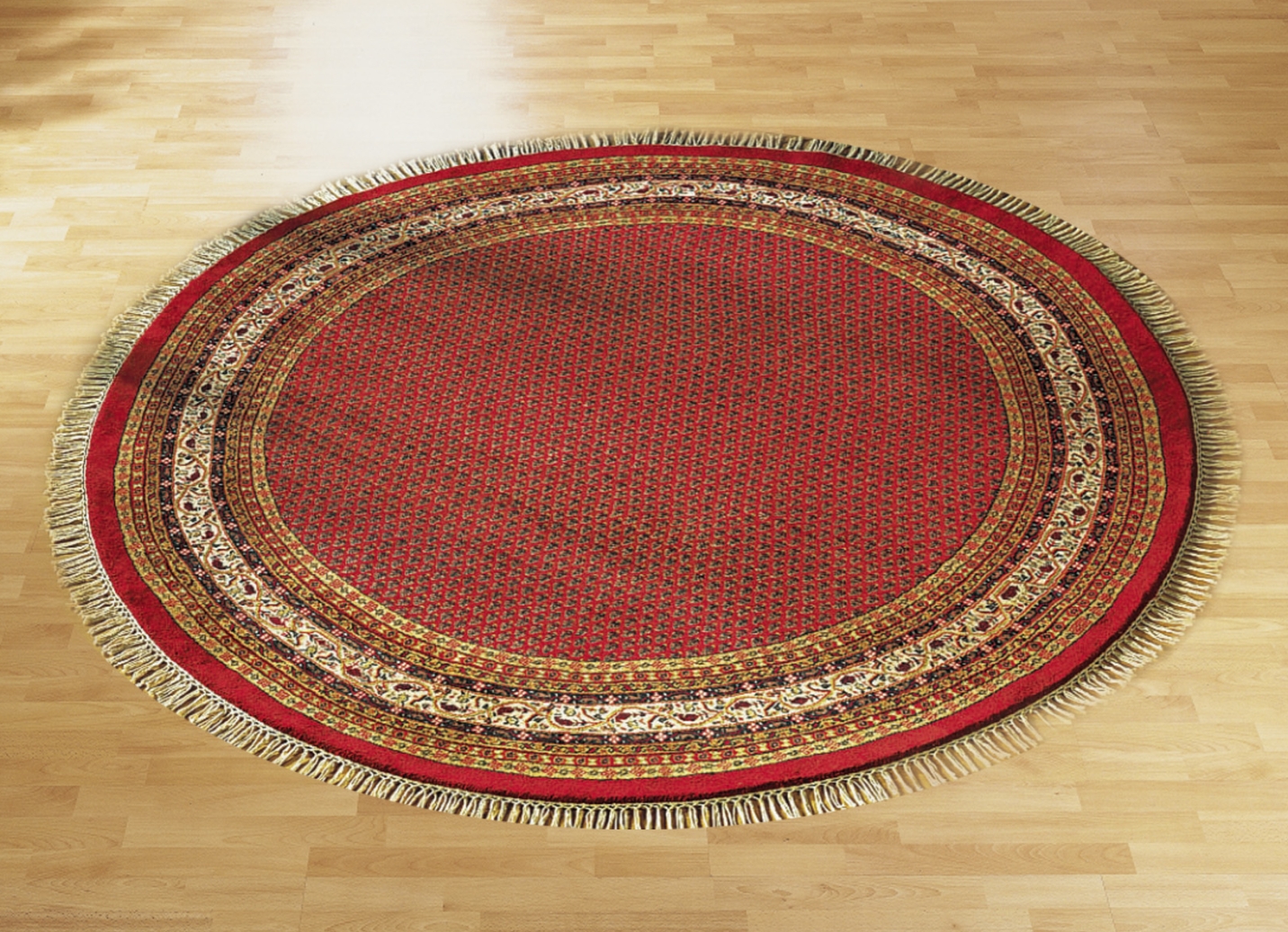 Brücke und Teppiche aus 100% Schurwolle, Größe 256 (Teppich, ca. 170x240 cm), Rotgrundig von BADER