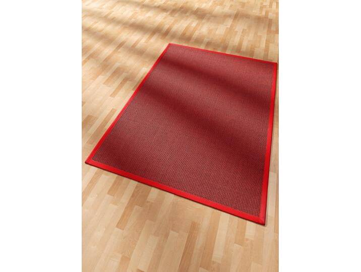 Brücken, Galerie oder Teppiche aus echt Sisal - die reine Natur, Größe 112 (Brücke, 67x133 cm), Rot von BADER