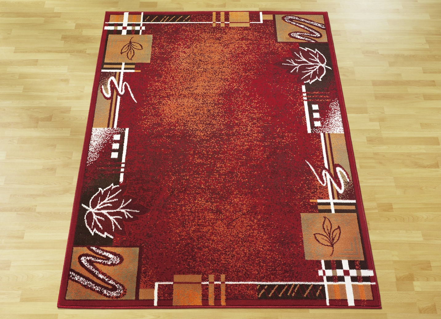 Pflegeleichte Brücken, Teppiche und Bettumrandung, Größe 288 (Teppich, 240x330 cm), Rot von BADER