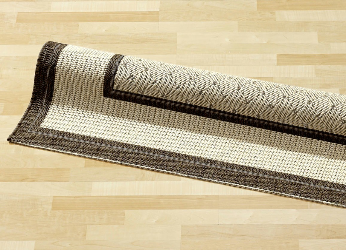 Brücken und Teppiche in hochwertiger Sisal-Optik, Größe 164 (Brücke, 120x170 cm), Braun von BADER