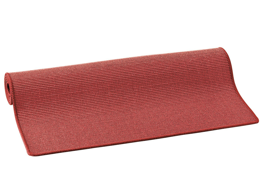 Brücken und Teppiche aus Sisal – die reine Natur, Größe 265 (Teppich, 200x250 cm), Rot von BADER