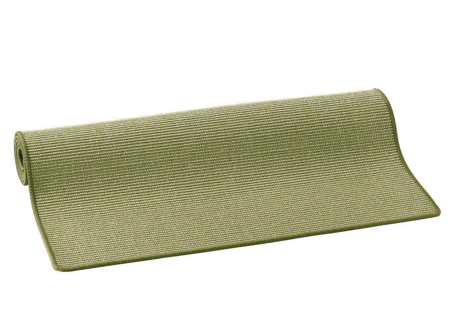 Brücken und Teppiche aus Sisal – die reine Natur, Größe 305 (Teppich, ø 160 cm), Grün von BADER