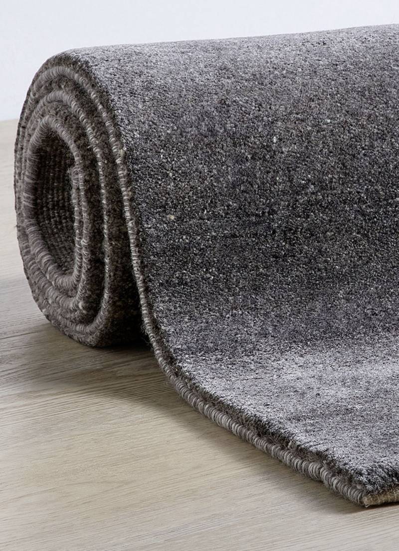 Brücken und Teppiche aus Schurwolle, Größe 284 (Teppich, 200x300 cm), Qualität Luxus, Grau von BADER