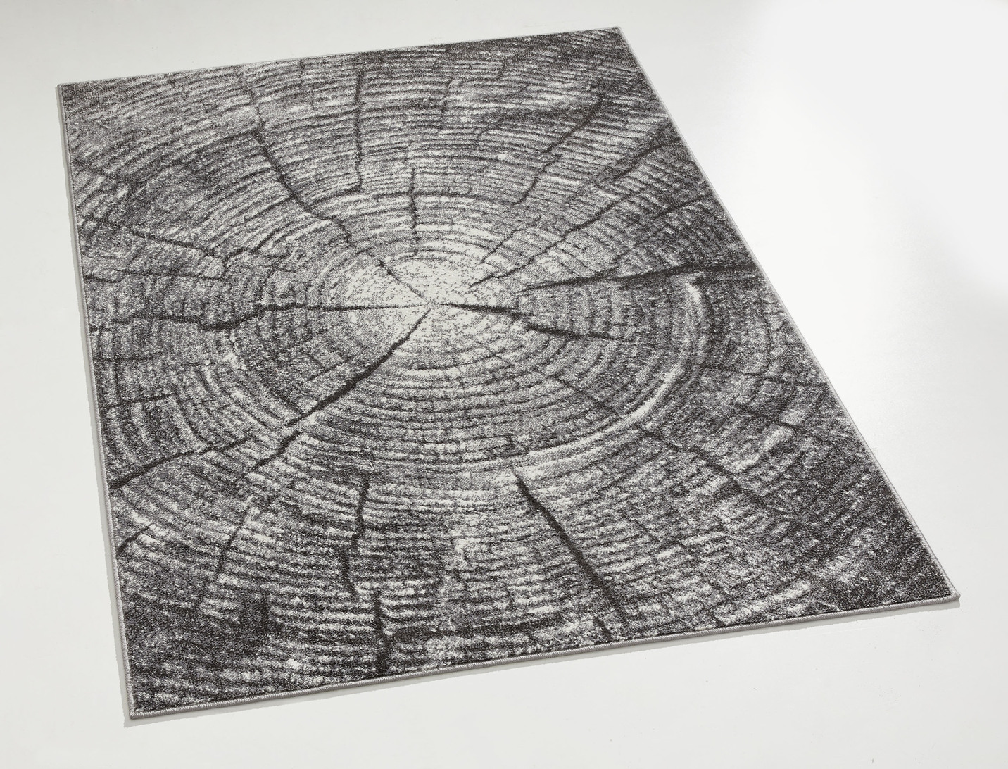 Brücken und Teppiche in Heatset-Frisé Qualität, Größe 249 (Teppich, 160x230 cm), Grau von BADER