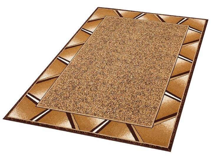 Brücken und Teppiche mit ansprechender Bordüre, Größe 288 (Teppich, 240x330 cm), Beige von BADER