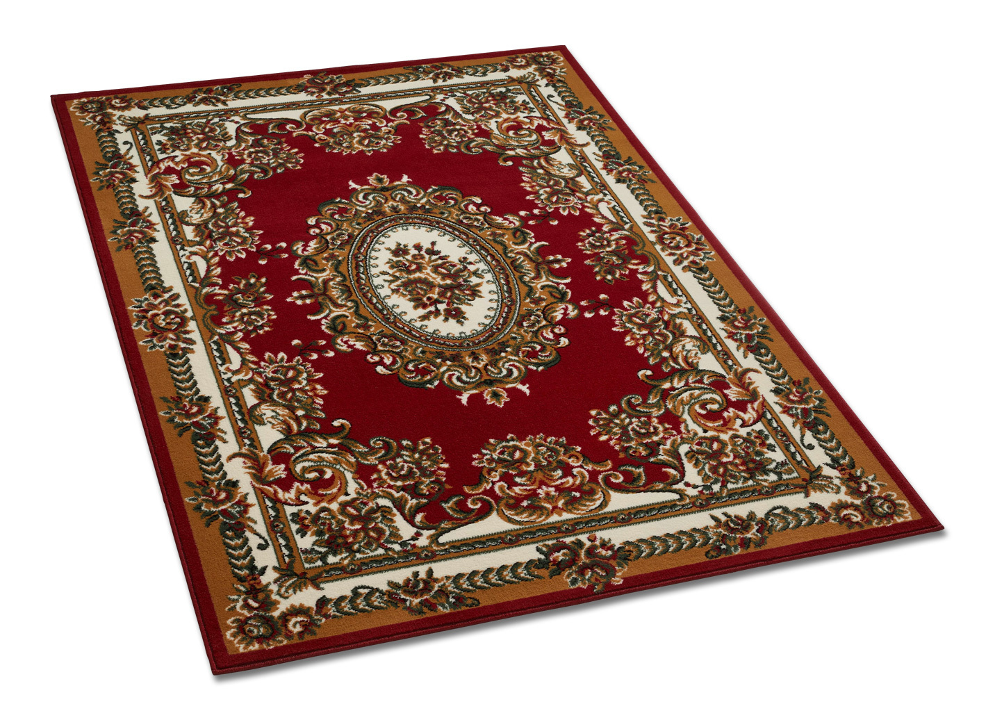 Brücken und Teppiche mit orientalischem Flair, Größe 288 (Teppich, 240x330 cm), Rot von BADER