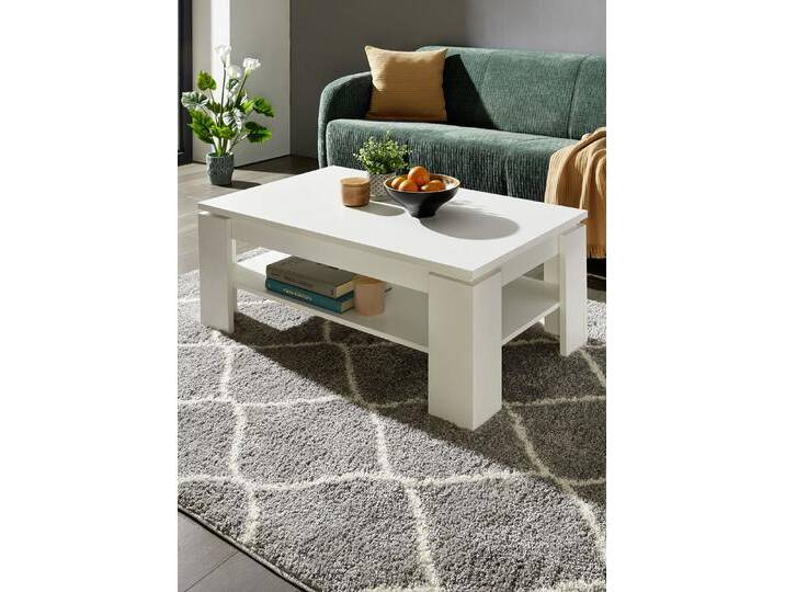 Couchtisch in modernem Design, Weiss von BADER