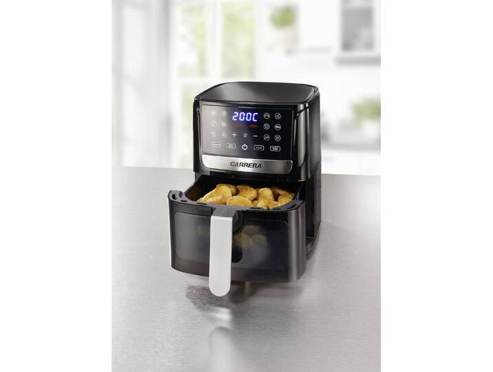 Digitale Heißluft-Fritteuse, Schwarz Digitale Heißluft-Fritteuse, Schwarz von BADER