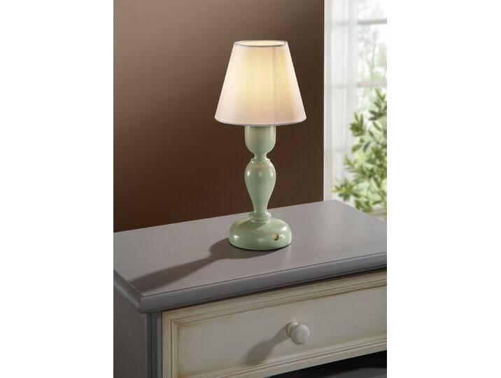 Dimmbare LED-Touch-Tischleuchte, Pastellgrün von BADER