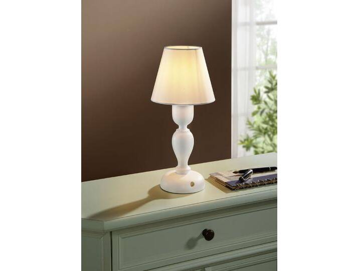 Dimmbare LED-Touch-Tischleuchte, Weiss von BADER