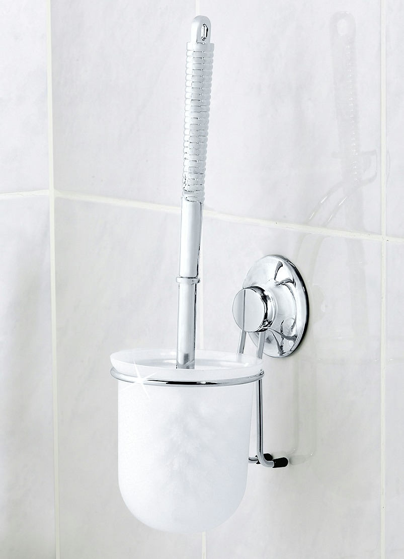 EVERLOC Vacuum-System WC-Bürsten-Halter, Chrom von BADER