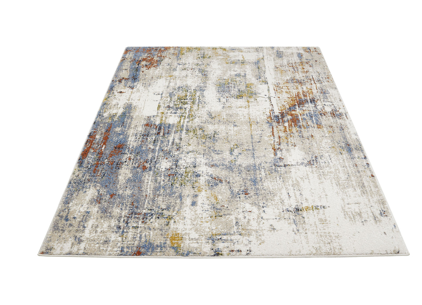 Einfallsreich gestaltete Brücken und Teppiche, Größe 249 (Teppich, 160x230 cm), Beige-Blau von BADER