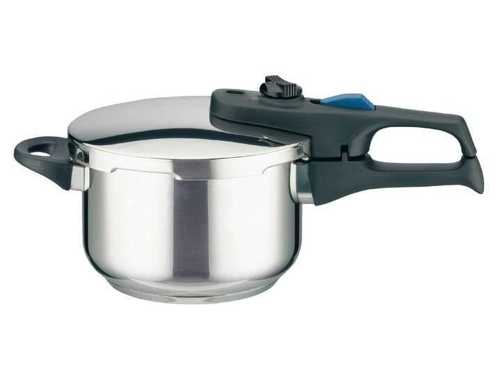 Elo Schnellkochtopf mit extra starkem Thermo-Kapselboden, Schnellkochtopf, Inhalt 2,7 Liter, Edelstahl von BADER