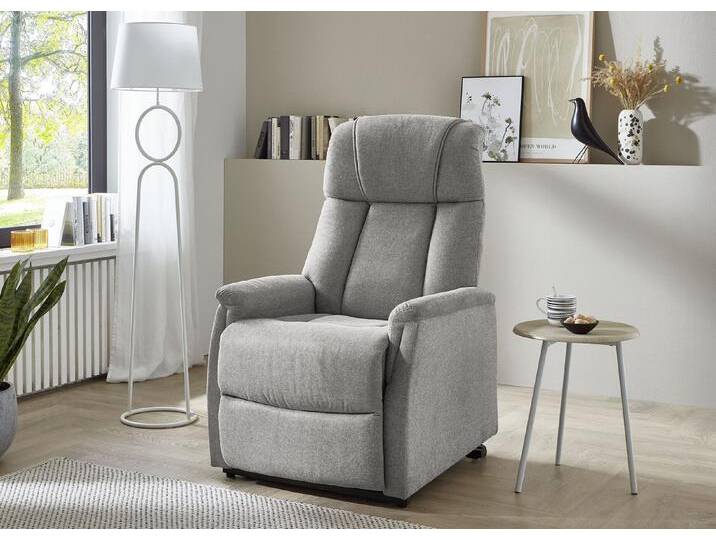 Erstklassiker TV-Sessel mit Motor und Aufstehhilfe, Grau von BADER