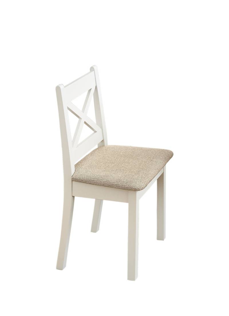 Esszimmermöbeln, Stühle, 2er-Set, Weiss-Beige Esszimmermöbeln, Stühle, 2er-Set, Weiss-Beige von BADER