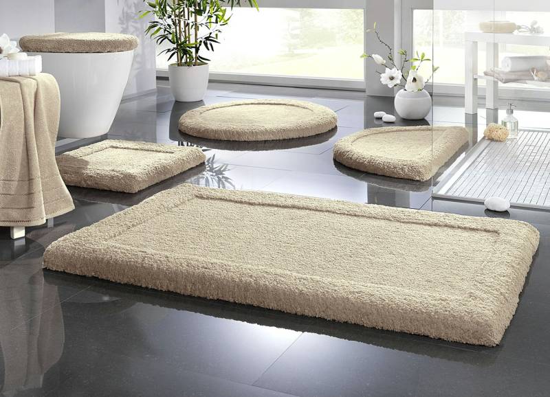 Premium Badgarnitur Superfine Microfaser, Größe 101 (Teppich, 50/ 90 cm), Cappuccino von BADER