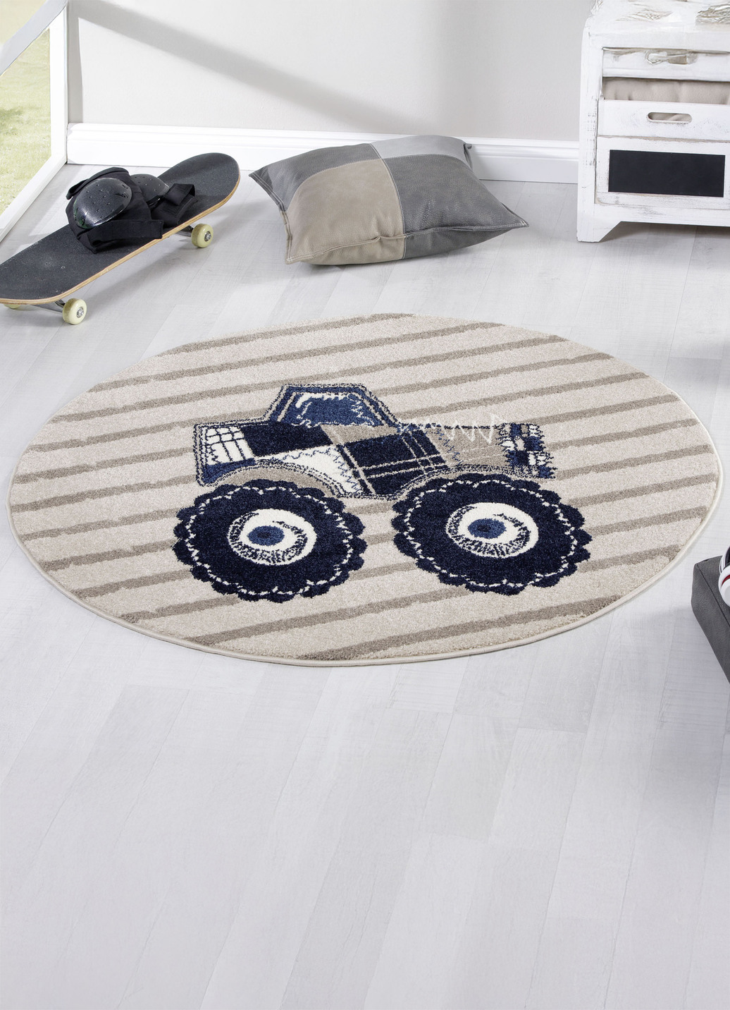 Flauschige Brücken und Teppiche, Größe 249 (Teppich, 160x230 cm), Bunt von BADER