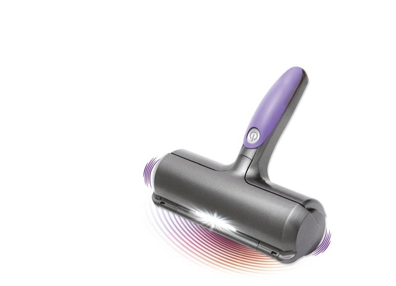 Fussel- und Tierhaarrolle Deluxe mit Akku, Grau von BADER