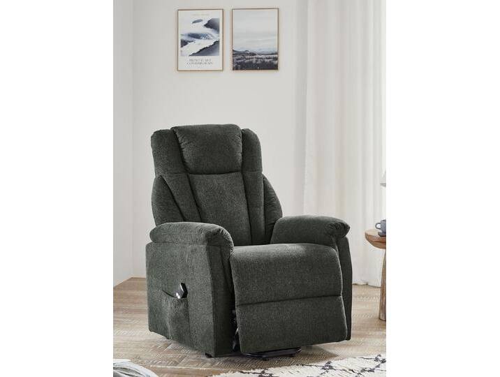 Gemütlicher TV-Sessel mit Motor und Aufstehhilfe, Grün von BADER