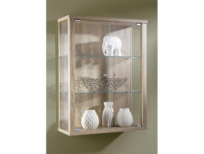 Hängevitrine mit ESG-Sicherheitsglas, ohne LED-Beleuchtung, Eiche-Sonoma Hängevitrine mit ESG-Sicherheitsglas, ohne LED-Beleuchtung, Eiche-Sonoma von BADER