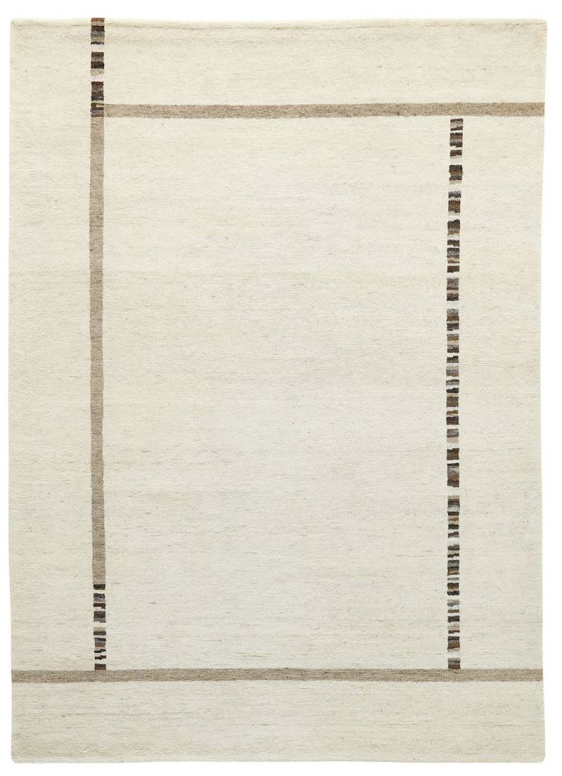 Handgefertigte Brücken und Teppiche, Größe 185 (Brücke, 140x200 cm), Qualität Klassik, Natur von BADER