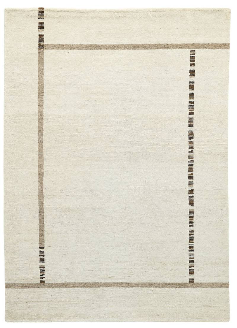 Handgefertigte Brücken und Teppiche, Größe 284 (Teppich, 200x300 cm), Qualität Luxus, Natur von BADER