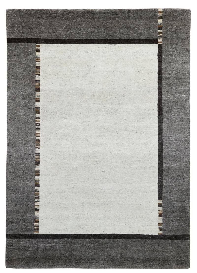 Handgefertigte Brücken und Teppiche, Größe 292 (Teppich, 250x350 cm), Qualität Luxus, Grau von BADER