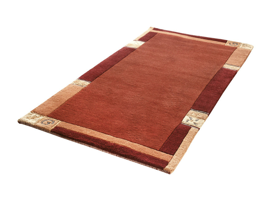 Handgeknüpfte Brücken und Teppiche in hochwertiger Qualität, Größe 284 (Teppich, 200x300 cm), Rot von BADER