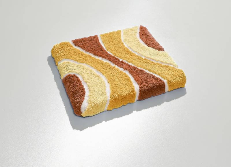 Herrlich weiche Badgarnitur, Größe 109 (Hänge-WC-Vorleger, 50/ 50 cm), Terra von BADER