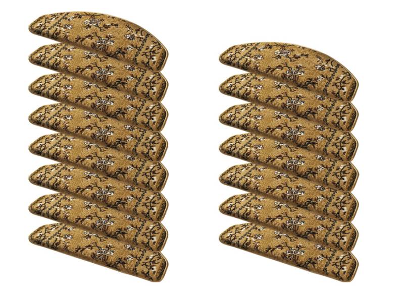 Herrliche, gewebte Stufenmatten, Größe 325 (Stufenmatten, 15er-Pack), Beige von BADER
